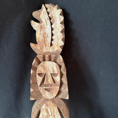 Two Wooden Tarahuma Dolls (UO-ML)