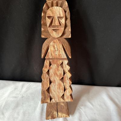 Two Wooden Tarahuma Dolls (UO-ML)