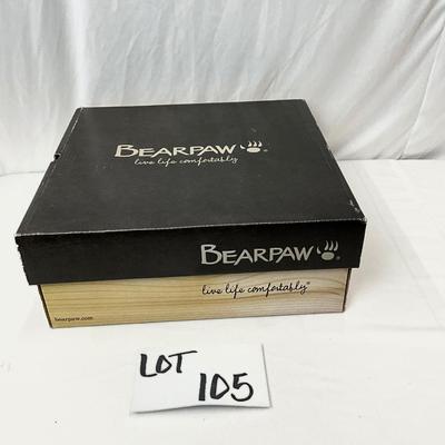 Lot A 105 NIB BEARPAW Emma Short - Black II Size 8