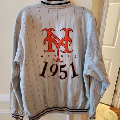 New York Giants 1951 Champions Jacket Mirage First String Hall of Fame Cooperstown Collection Medium