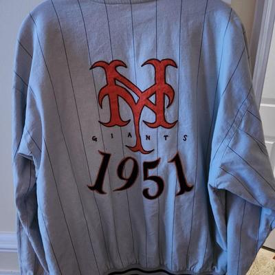 New York Giants 1951 Champions Jacket Mirage First String Hall of Fame Cooperstown Collection Medium