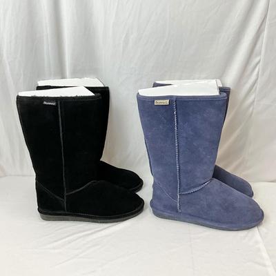 Lot A 123 Two Pair of BEARPAW Elle Tall Boots (gently worn) Size 8