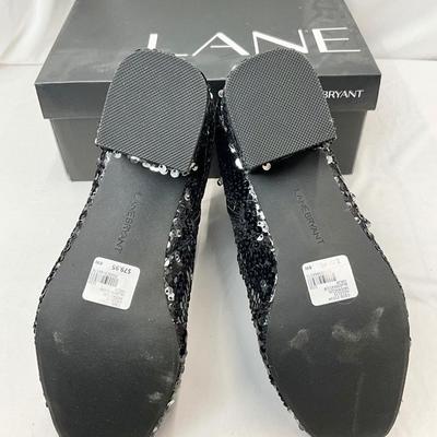 Lot G 125. NIB Lane Bryant Short Sequined Ankle Boots Size 8