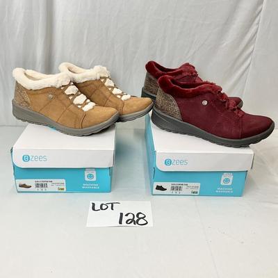 Lot B 128 Two Pair of NIB BZees Size 9