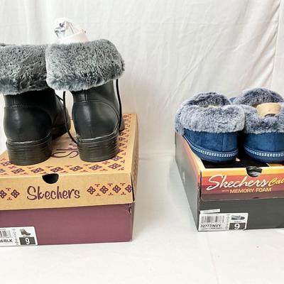 Lot B 132 Two Pair of Skechers NIB Size 9