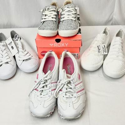 Lot C 133 Three NEW, Roxy Surf, Rocket Dog, Mossimo, & One Skechers