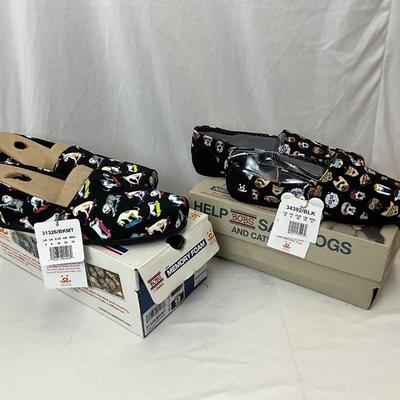 Lot C 135. NIB Bob’s from Skechers Size 9 (cute dogs)