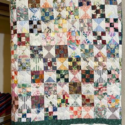 Quilt - Green Squares