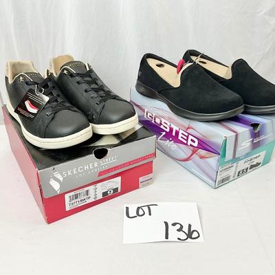 Lot B 136 Two Pair of NIB Skechers