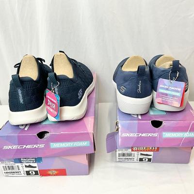 Lot B 137 Two Pair of NIB Skechers Size 9