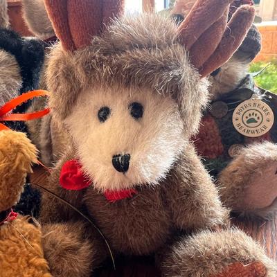 Lot of 5 Vintage Boyds Jointed Stuffed Animals