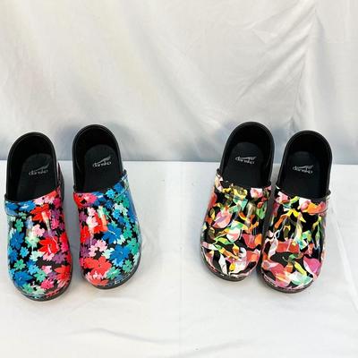 Lot B 147. Two Pair of dansko Clogs Size 42