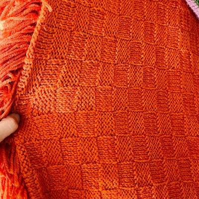 Afghan Orange - squares