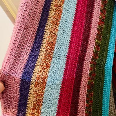 Afghan - Multicolor Stripe