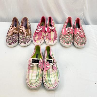 Lot C 149 SPERRY Top-Siders Lot - gently worn Size 8