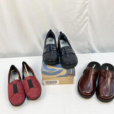 Lot C 157 Clark’s Slip-on Shoe Lot NEW Size 8.5-9
