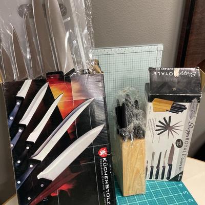 2 new in box knife sets