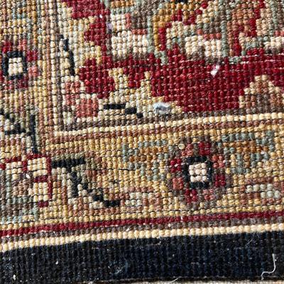9.5’ x 6’ Oriental Rug - Black, Tan, Red