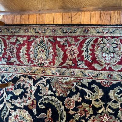 9.5’ x 6’ Oriental Rug - Black, Tan, Red