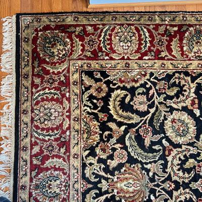 9.5’ x 6’ Oriental Rug - Black, Tan, Red