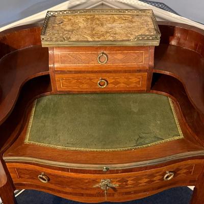 Antique French Writing Table Transition- Louis XV-Louis XVI Style