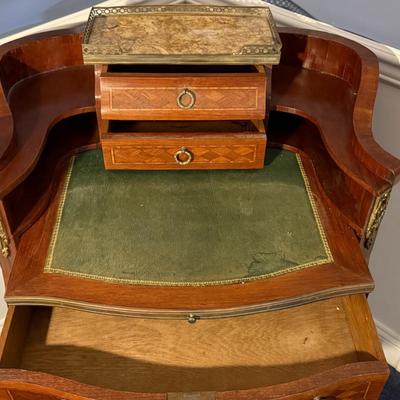 Antique French Writing Table Transition- Louis XV-Louis XVI Style