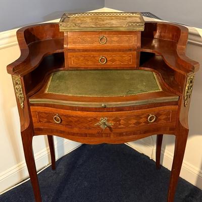 Antique French Writing Table Transition- Louis XV-Louis XVI Style