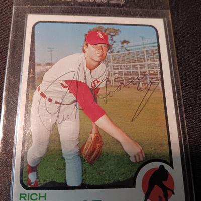 RICH GOSSAGE AUTOGRAPHED TRADING CARD