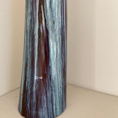Lot of 3 Vases - 2’ Pottery, Blown Glass