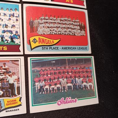 BASEBALL TEAMS TRADING CARDS