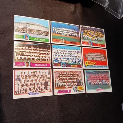 BASEBALL TEAMS TRADING CARDS