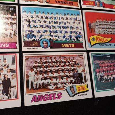 BASEBALL TEAMS TRADING CARDS