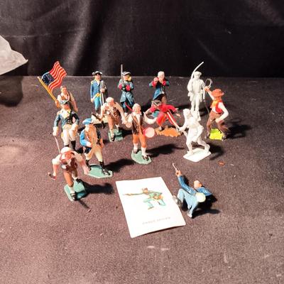 MOSTLY TOY CAVALRY PLASTIC FIGURES