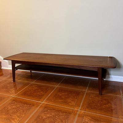 MCM Vintage Teak 2 Tier Coffee Table