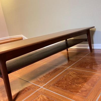 MCM Vintage Teak 2 Tier Coffee Table