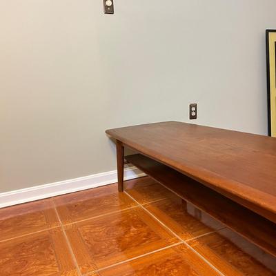 MCM Vintage Teak 2 Tier Coffee Table