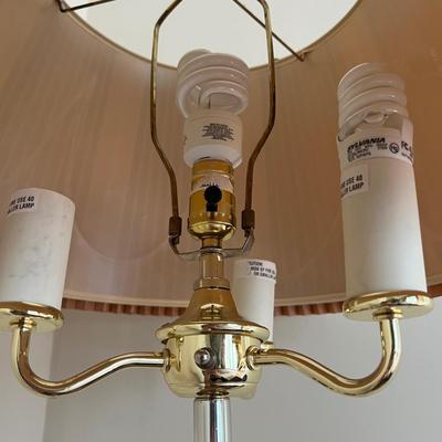 Brass 4 Light Floor Lamp