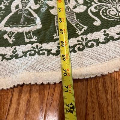 Vintage Austrian Halltex Woven Reversible Folk Lot - Tablecloths, Runners