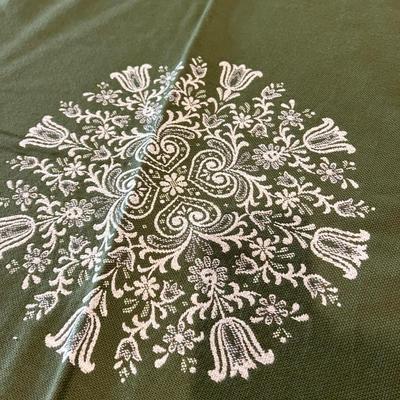 Vintage Austrian Halltex Woven Reversible Folk Lot - Tablecloths, Runners