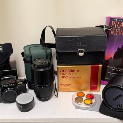 Pentax Camera and Sigma Lot