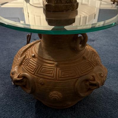 Large Asian Style Koi Pottery