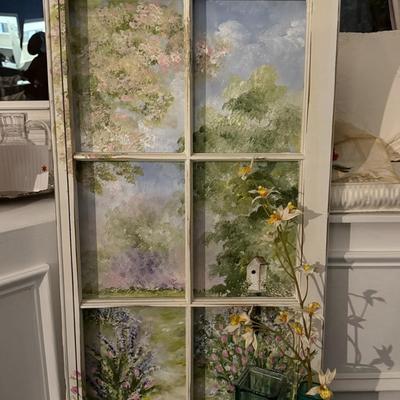 Painted Window Pane