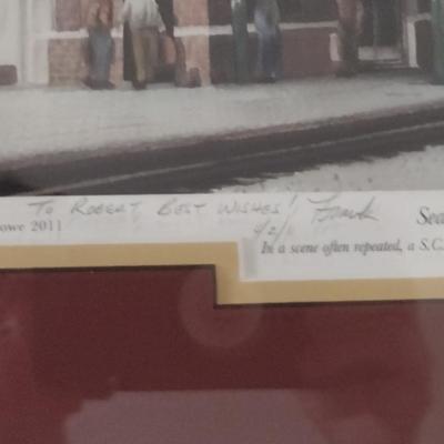 'Seaboard Coast Line Railroad- Waycross, Georgia' by Frank Crowe- Signed and Numbered- Approx 2" x 17 3/4"