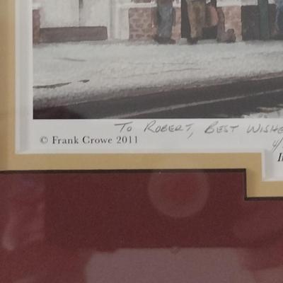 'Seaboard Coast Line Railroad- Waycross, Georgia' by Frank Crowe- Signed and Numbered- Approx 2" x 17 3/4"