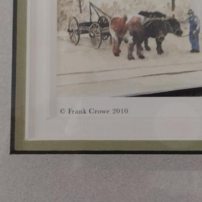 'Atlantic Coast Line R.R. 4-6-2 #1504- Folkston, Georgia' by Frank Crowe- Signed and Numbered