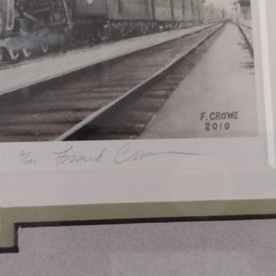 'Atlantic Coast Line R.R. 4-6-2 #1504- Folkston, Georgia' by Frank Crowe- Signed and Numbered