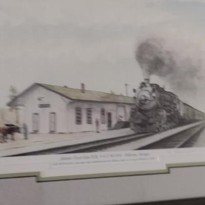 'Atlantic Coast Line R.R. 4-6-2 #1504- Folkston, Georgia' by Frank Crowe- Signed and Numbered