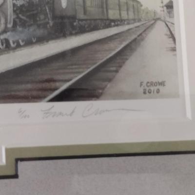 'Atlantic Coast Line R.R. 4-6-2 #1504- Folkston, Georgia' by Frank Crowe- Signed and Numbered