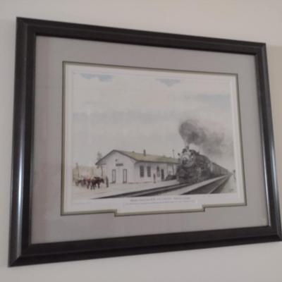 'Atlantic Coast Line R.R. 4-6-2 #1504- Folkston, Georgia' by Frank Crowe- Signed and Numbered