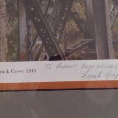 'Tropicana Juice Train- St. Mary's River Bridge- Folkston, Georgia' by Frank Crowe- Signed and Numbered